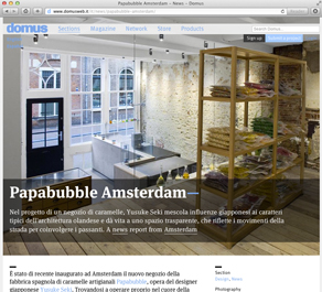 Papabubble Amsterdam - News - Domus